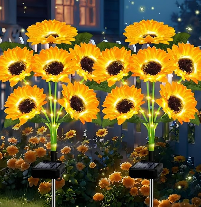 SunBloom – Solar Powered LED Sunflower Garden Lights