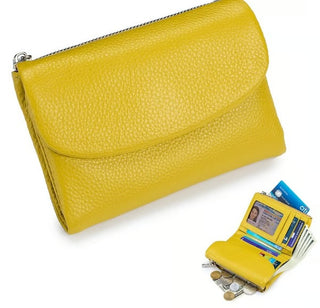 GrainFold – Unisex Pebble Leather Wallet