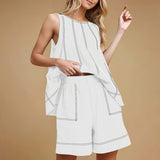 ChicEase – Women’s 2-Piece Sleeveless Outfit Set