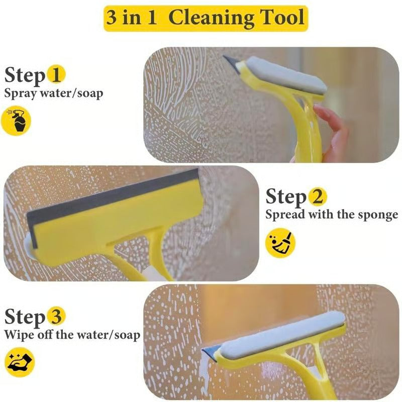 ClearSwipe | 3-in-1 Window Scraper & Cleaner