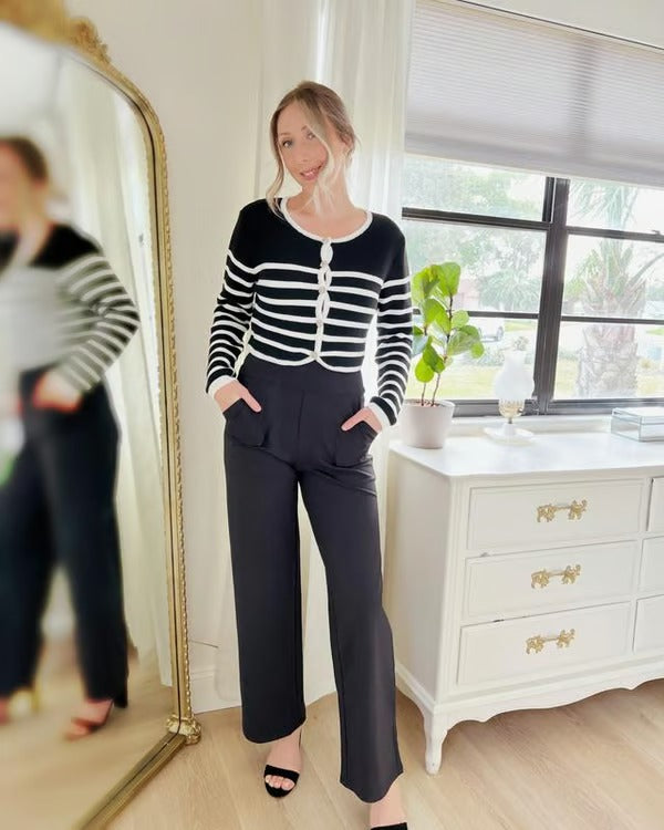 FlexElegance – High Waist Business Yoga Pants