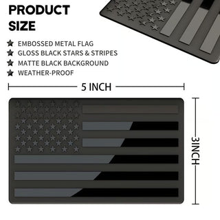 ShadowPatriot – 3D American Flag Emblem Decal