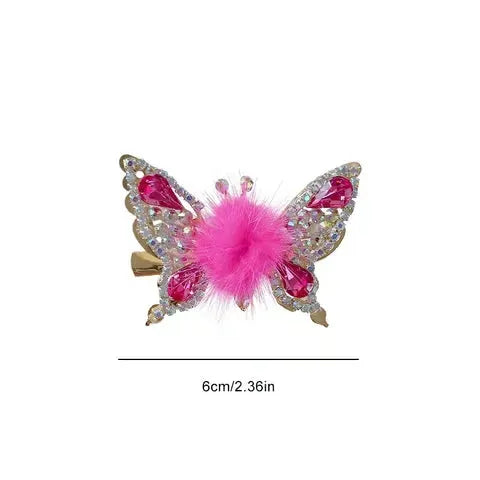 FlutterGleam – Flying Butterfly Hairpin