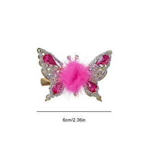 FlutterGleam – Flying Butterfly Hairpin