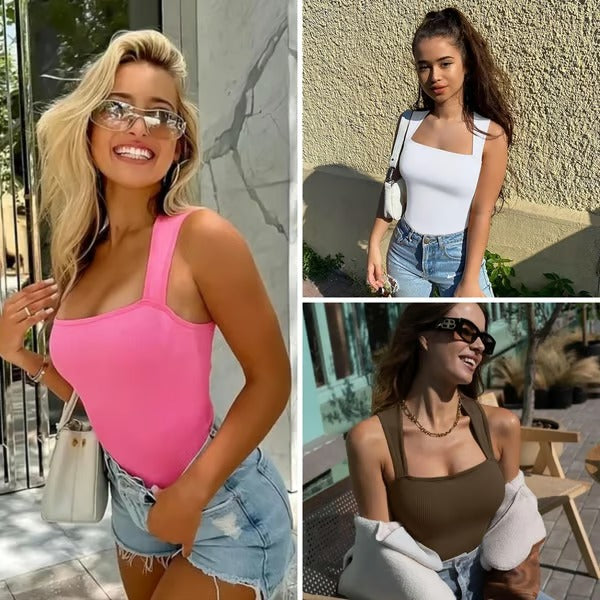 SculptLuxe – Seamless Tummy Control Bodysuit Tank