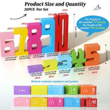 MiniMinds – Educational Wooden Number Blocks Set
