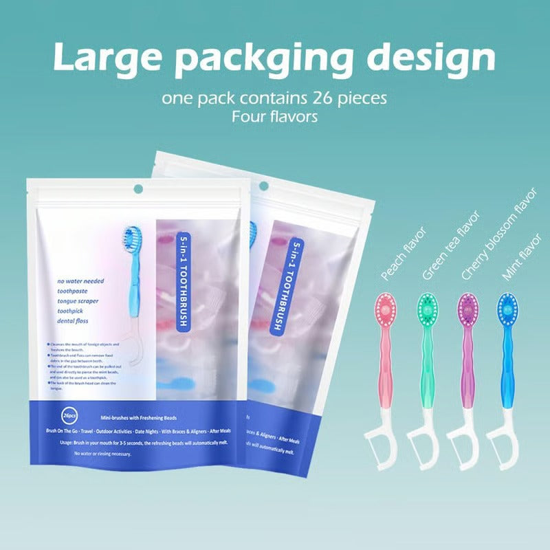 SmileKit – 5 in 1 Portable Oral Care Set