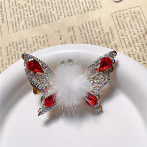 FlutterGleam – Flying Butterfly Hairpin