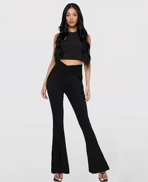 SculptEase – Crossover High Waisted Jeans