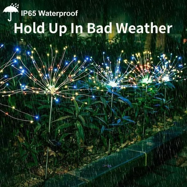 StarBloom – Waterproof Solar Fireworks Garden Light