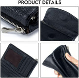 GrainFold – Unisex Pebble Leather Wallet