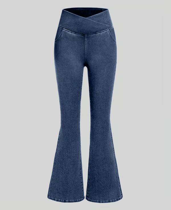 SculptEase – Crossover High Waisted Jeans