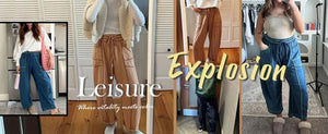 ComfyBarrel – Wide Leg Lounge Sweatpants with Pockets