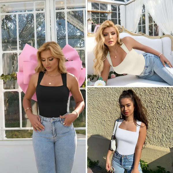 SculptLuxe – Seamless Tummy Control Bodysuit Tank