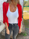 BreezeLoom – Lightweight Hollow Knit Cardigan