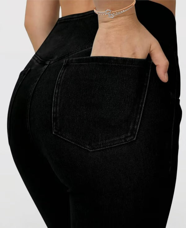 SculptEase – Crossover High Waisted Jeans