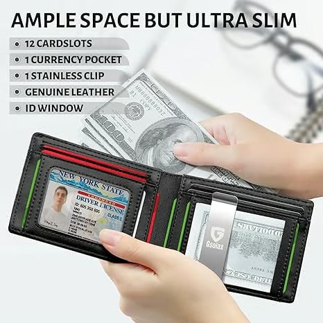 SlimLock – RFID Blocking Carbon Wallet for Men