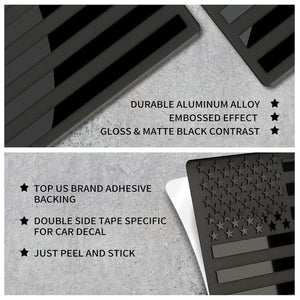 ShadowPatriot – 3D American Flag Emblem Decal
