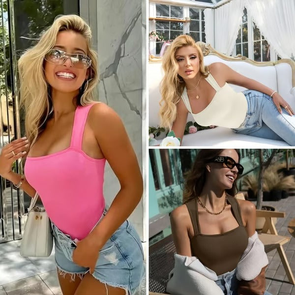 SculptLuxe – Seamless Tummy Control Bodysuit Tank