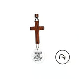 HopeHang – Rearview Bible Verse Cross Ornament