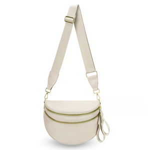 IrisLuxe – Best Version Crossbody with Double Zips