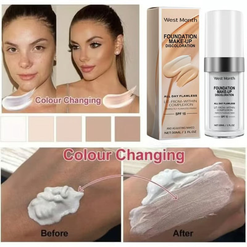 TimeGlow – Smart Tone Foundation for Smooth Radiance