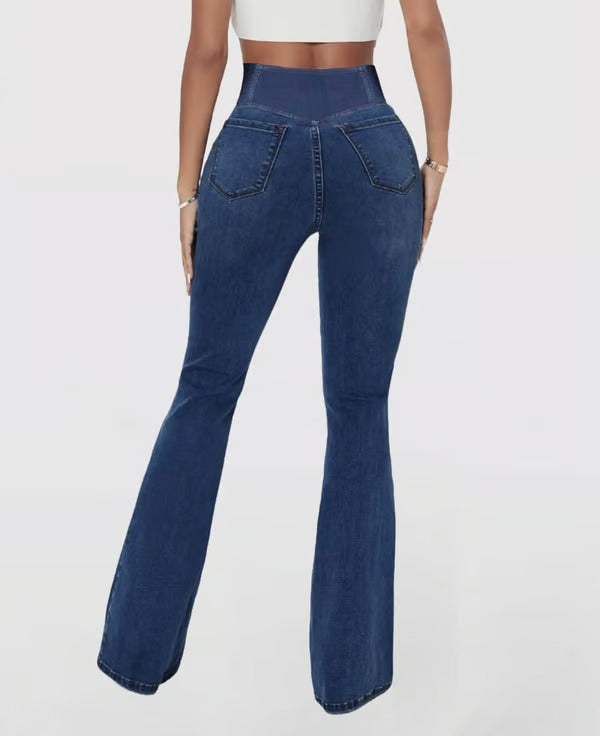 SculptEase – Crossover High Waisted Jeans