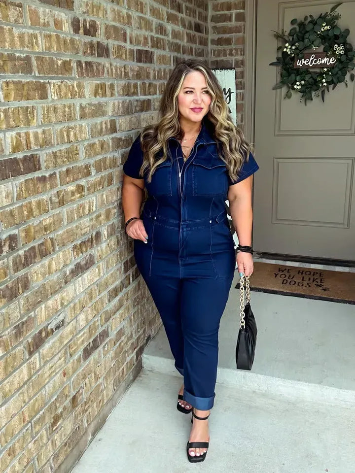 GlamStep – Barbie-Inspired Effortless Jumpsuit