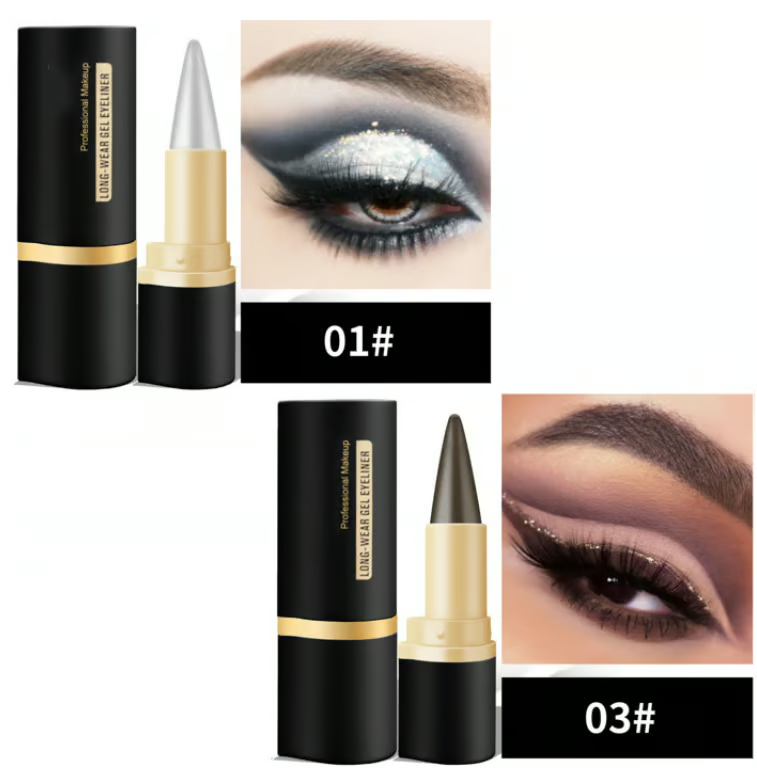 InkSilk – Natural Black Eyeliner Cream (1+1 free)