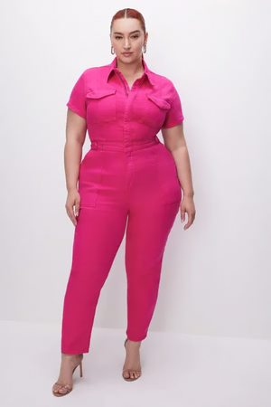GlamStep – Barbie-Inspired Effortless Jumpsuit