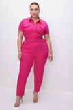 GlamStep – Barbie-Inspired Effortless Jumpsuit
