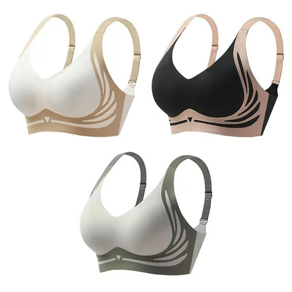 LiftLuxe – Wireless Push Up Gather Bra