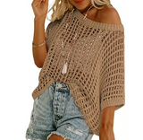 BreezeKnit – Crochet Hollow Out Summer Sweater