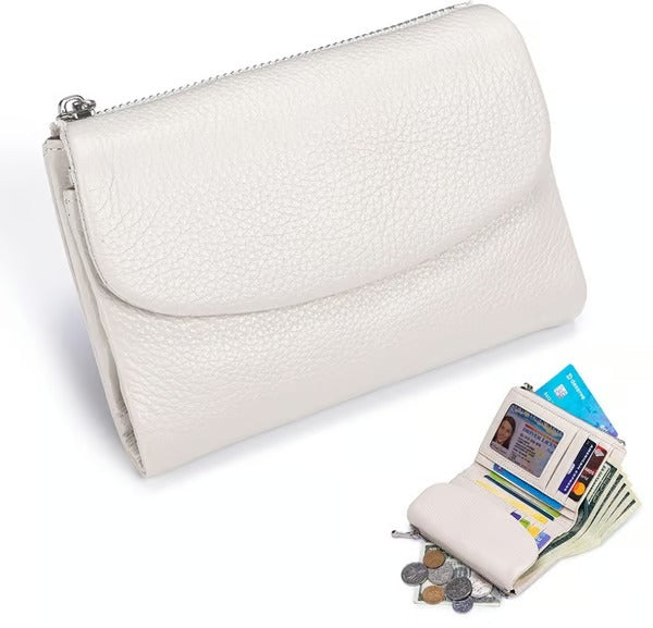 GrainFold – Unisex Pebble Leather Wallet