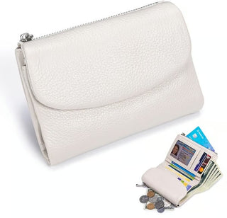 GrainFold – Unisex Pebble Leather Wallet