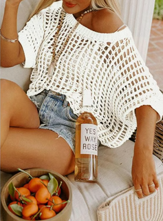 BreezeKnit – Crochet Hollow Out Summer Sweater