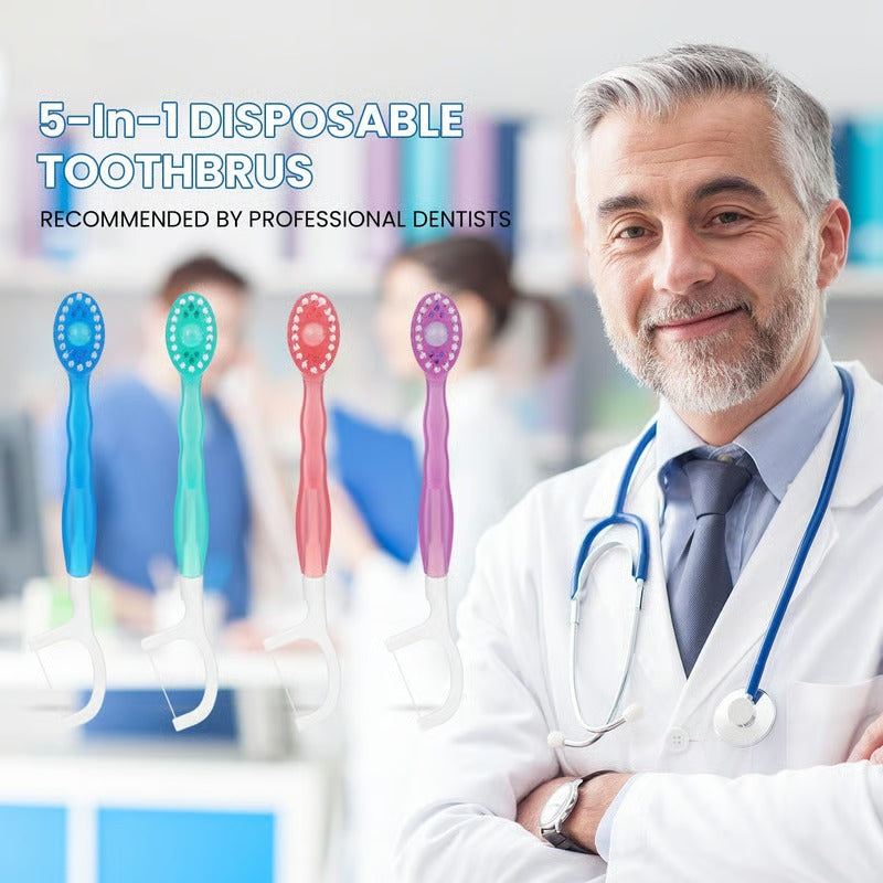 SmileKit – 5 in 1 Portable Oral Care Set