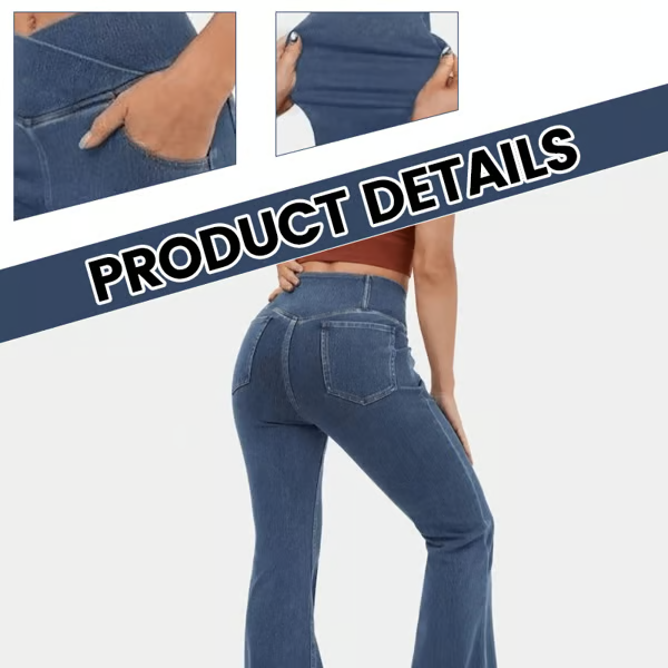 SculptEase – Crossover High Waisted Jeans