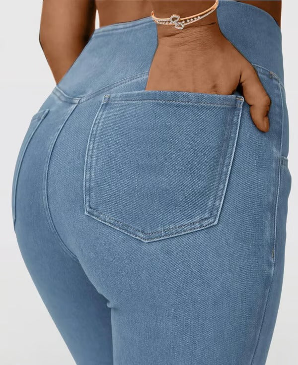 SculptEase – Crossover High Waisted Jeans