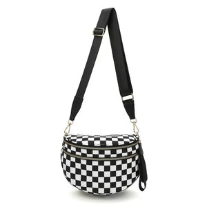 IrisLuxe – Best Version Crossbody with Double Zips