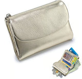 GrainFold – Unisex Pebble Leather Wallet