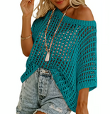 BreezeKnit – Crochet Hollow Out Summer Sweater