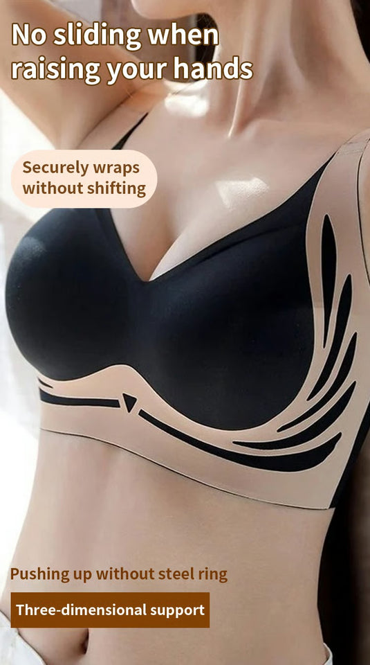 LiftLuxe – Wireless Push Up Gather Bra
