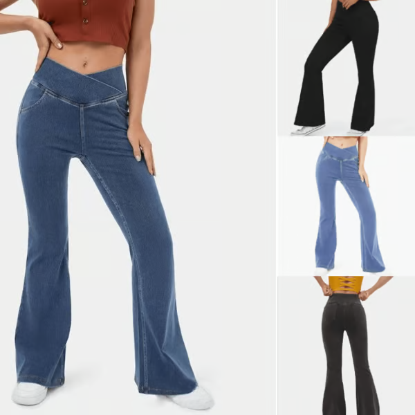 SculptEase – Crossover High Waisted Jeans