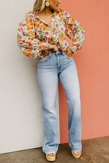 CurveEase – Plus Size Tummy Control Vintage Jeans