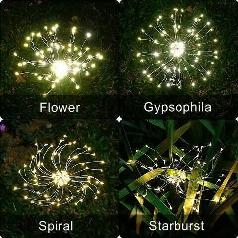 StarBloom – Waterproof Solar Fireworks Garden Light