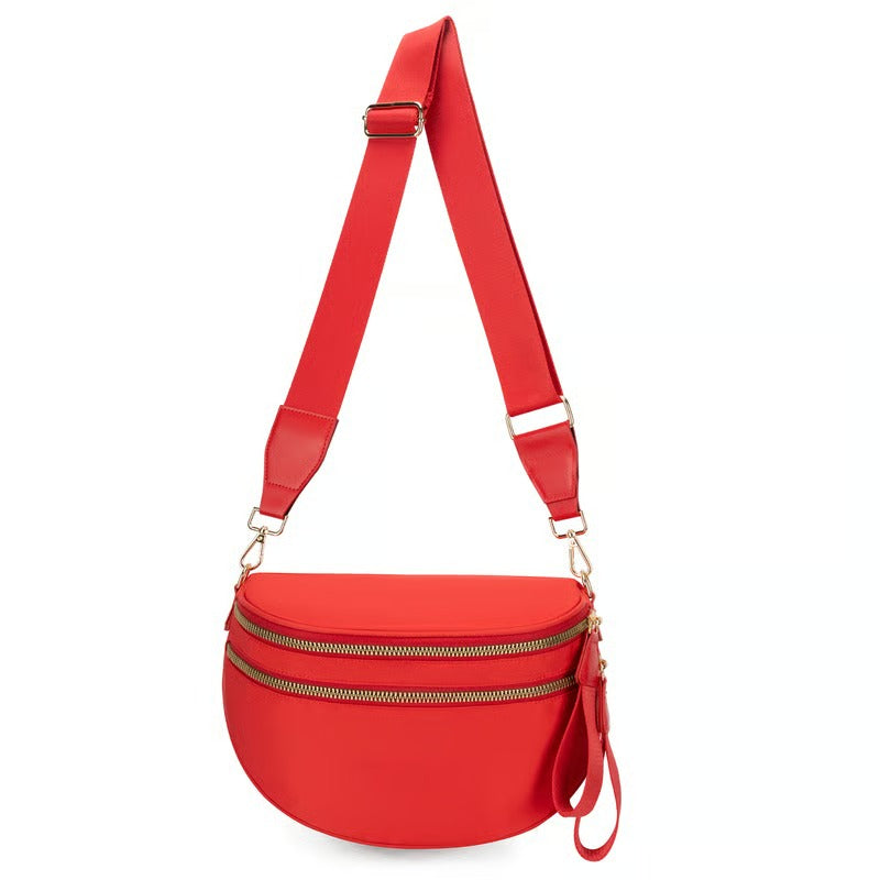 IrisLuxe – Best Version Crossbody with Double Zips