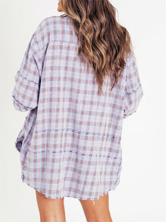 StreetLoom – Washed Oversized Shacket with Pockets