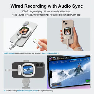 VlogMate – Mini Selfie Screen & Remote Kit for iPhone