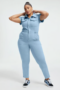 GlamStep – Barbie-Inspired Effortless Jumpsuit